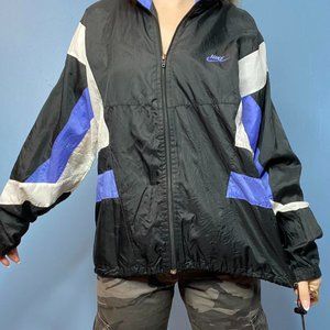 VINTAGE 90s NIKE COLOR BLOCK RETRO WINDBREAKER JACKET